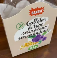Galletas de trigo sarraceno con arandanos