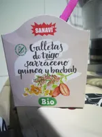 Galletas de trigo sarraceno, quinoa y baobab