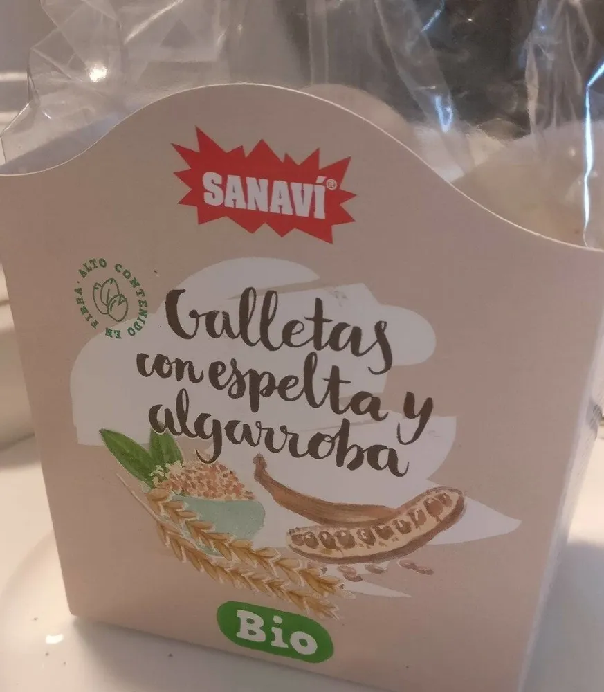 Galletas con espelta y algarroba