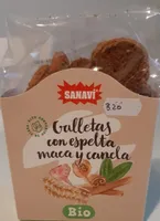 Galletas con espelta maca y canela