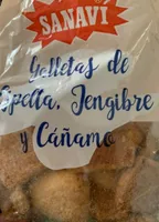 Galletas de espelta, jengibre y cáñamo