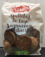 GAlletas de trigo sarraceno con chocolate