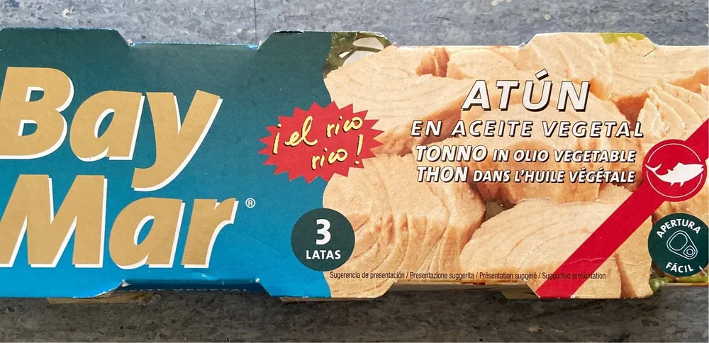 Atún en aceite vegetal