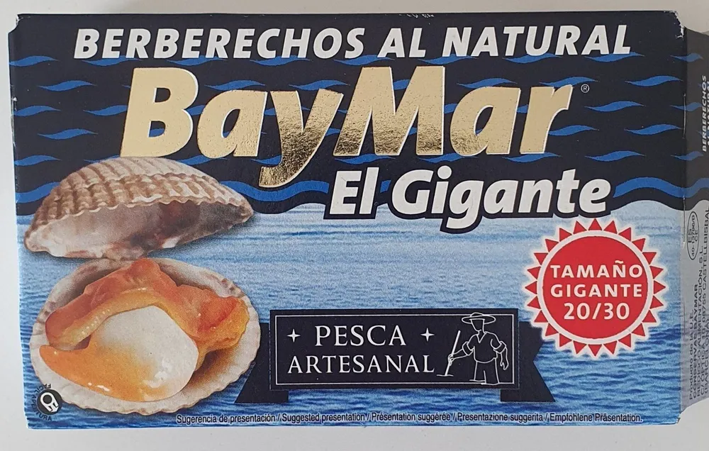 Berberechos al natural