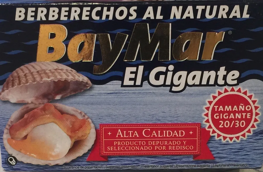 Berberechos al natural