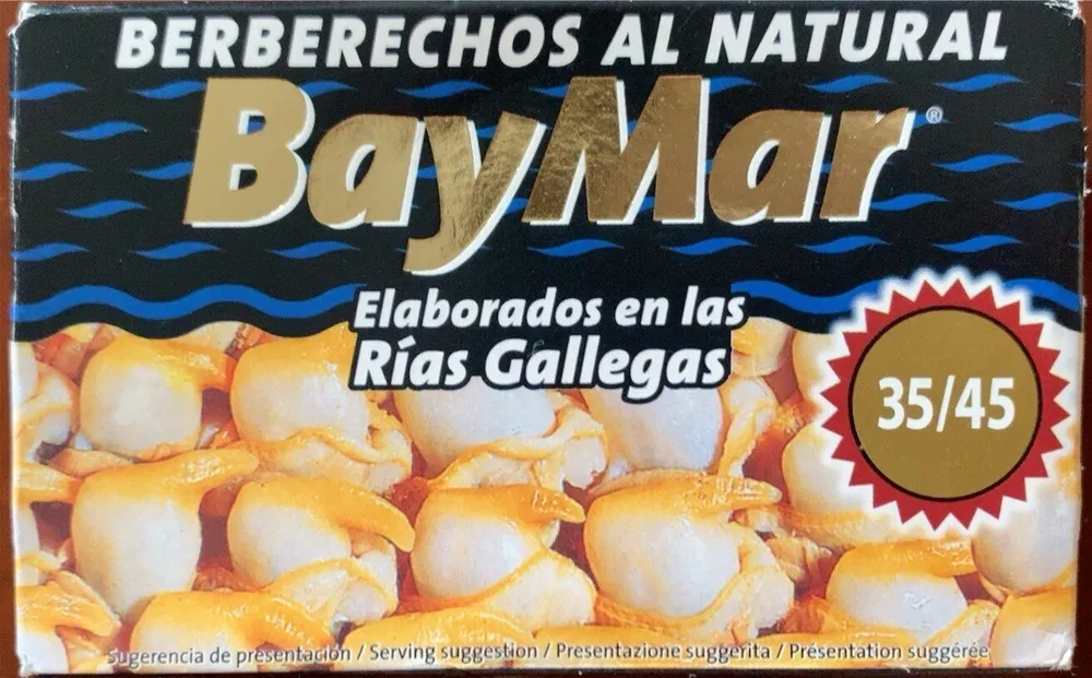 Berberechos al natural