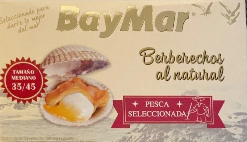 Berberechos al natural