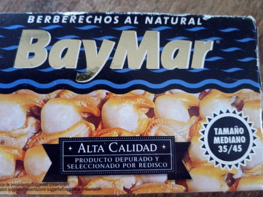 Berberechos al natural