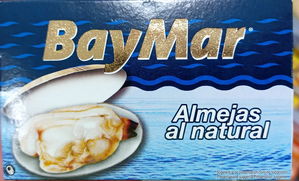Almejas al natural