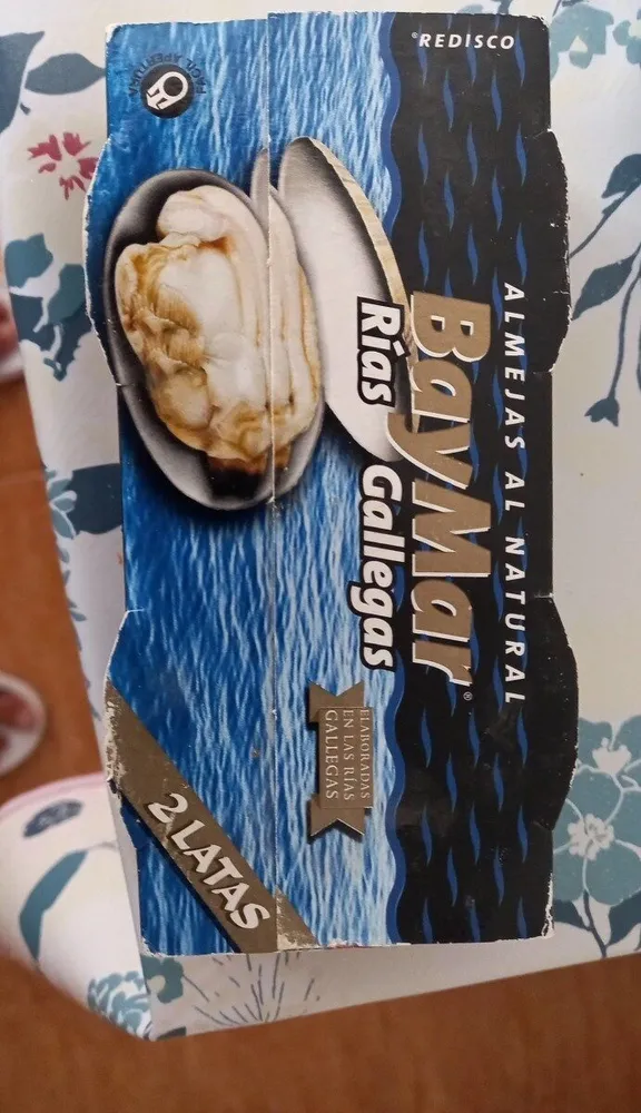 Almejas al natural