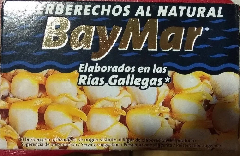 Berberechos al natural