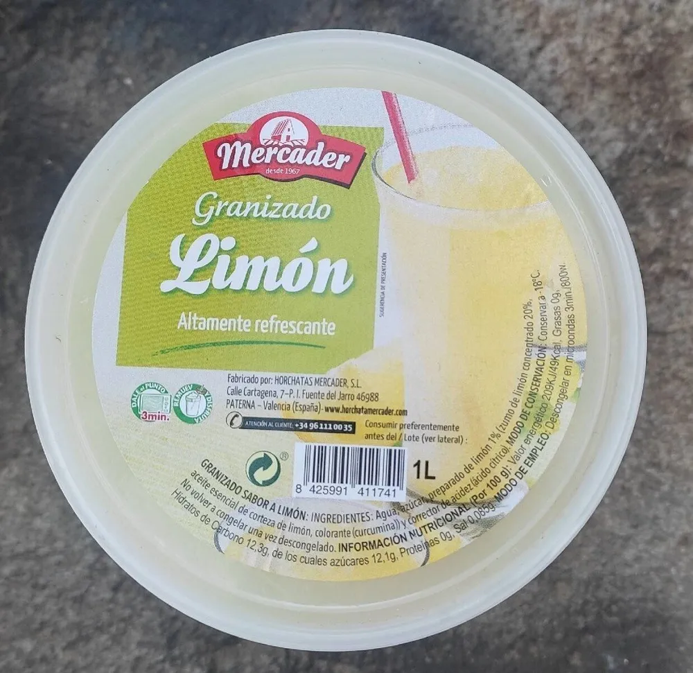 granizado limon