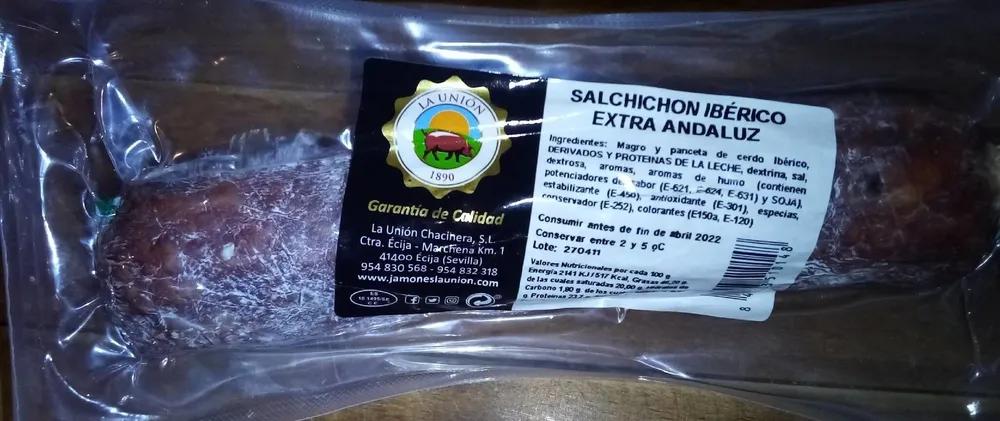 Salchichón ibérico extra andaluz
