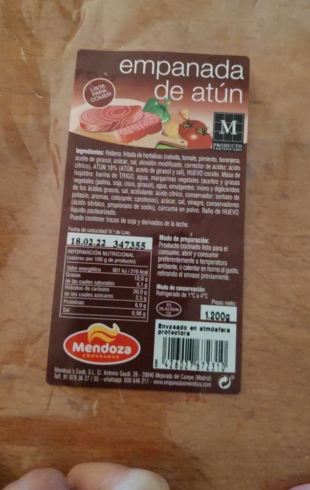 Empanada de atún