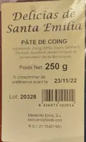 PATE DE COING ARTINASALE