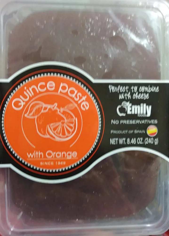 Quice paste with orange