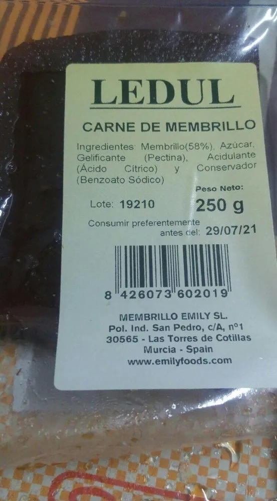Carne de membrillo