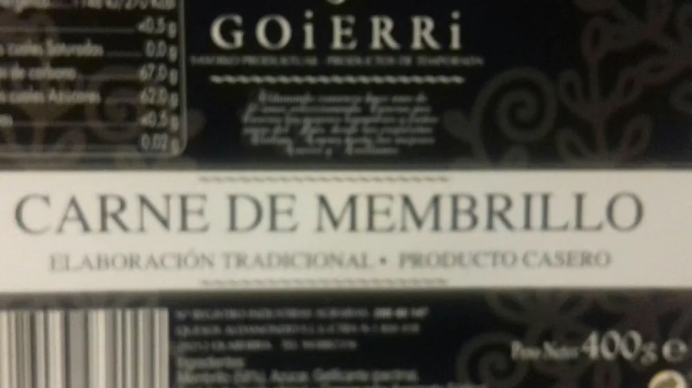 Carnet de membrillo