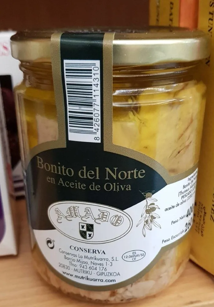 bonito del norte en aceite de oliva