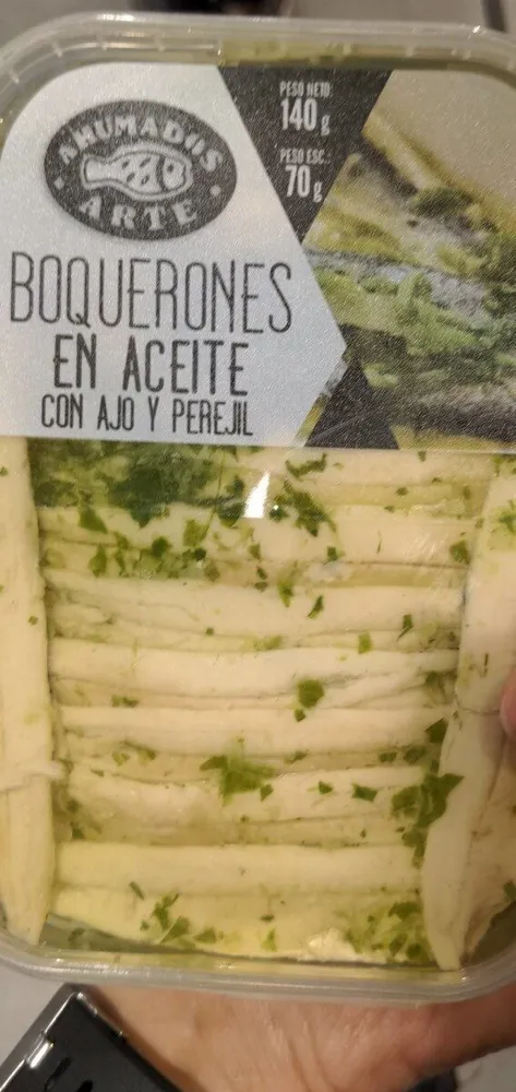 Boquerones aceite