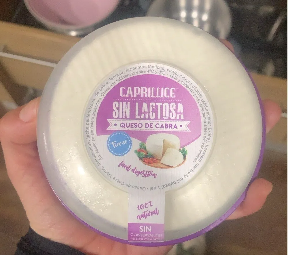 Caprillice sin lactosa