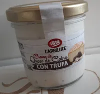 Crema de queso de cabra con trufa
