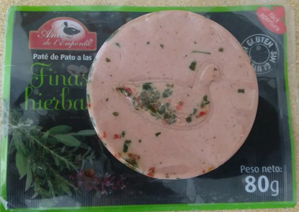Paté de pato a las finas hierbas