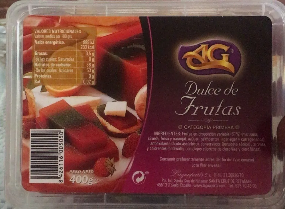 Dulce de frutas