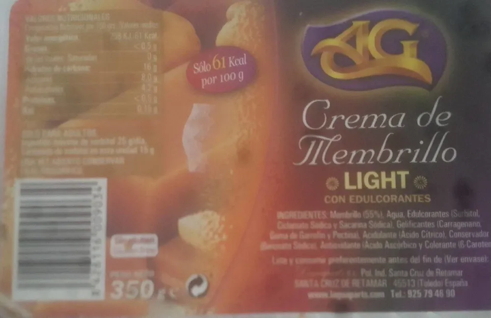 crema de membrillo