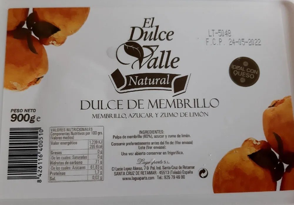 Dulce de membrillo
