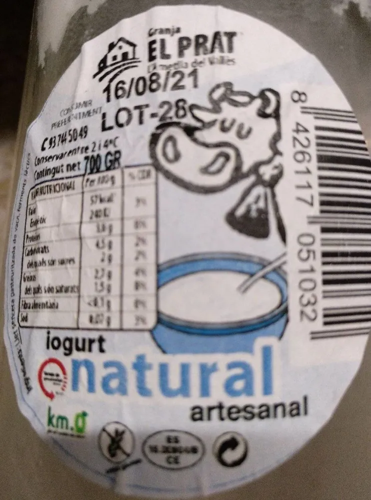 Iogurt natural artesanal