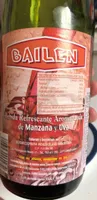 Bebida refrescante aromatizada de manzana y uva