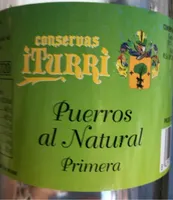 Puerros al natural