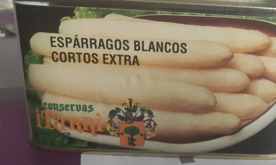 Espárragos blancos cortos extra