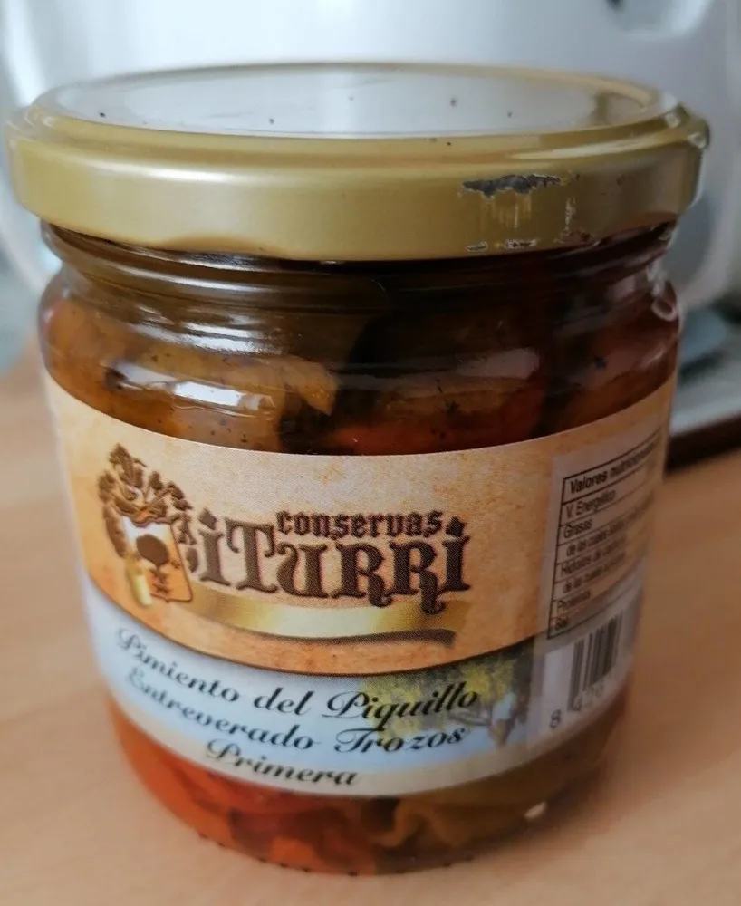 Pimiento del piquillo entreverado trozos primera