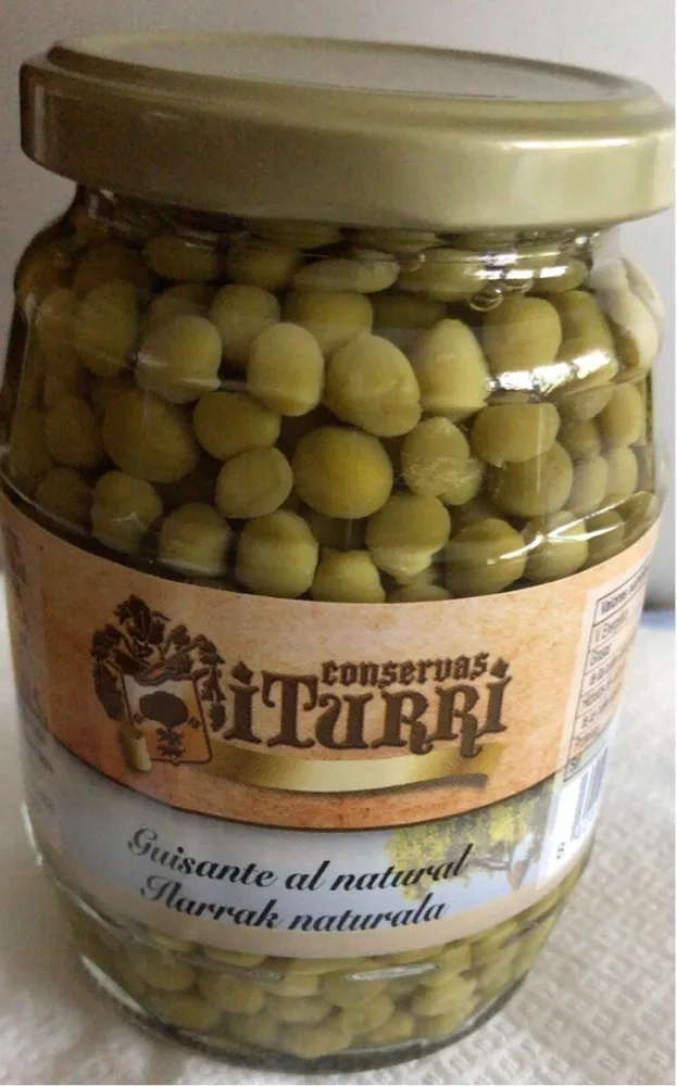 Guisante al natural