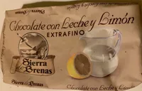 Chocolate con leche y limón