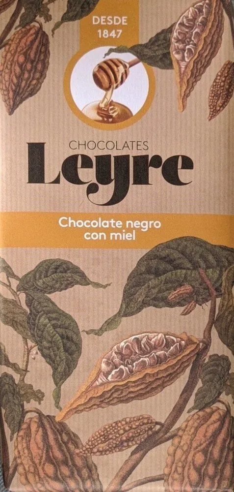 Chocolate negro con miel