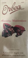 Chocolate negro con almendras caramelizadas