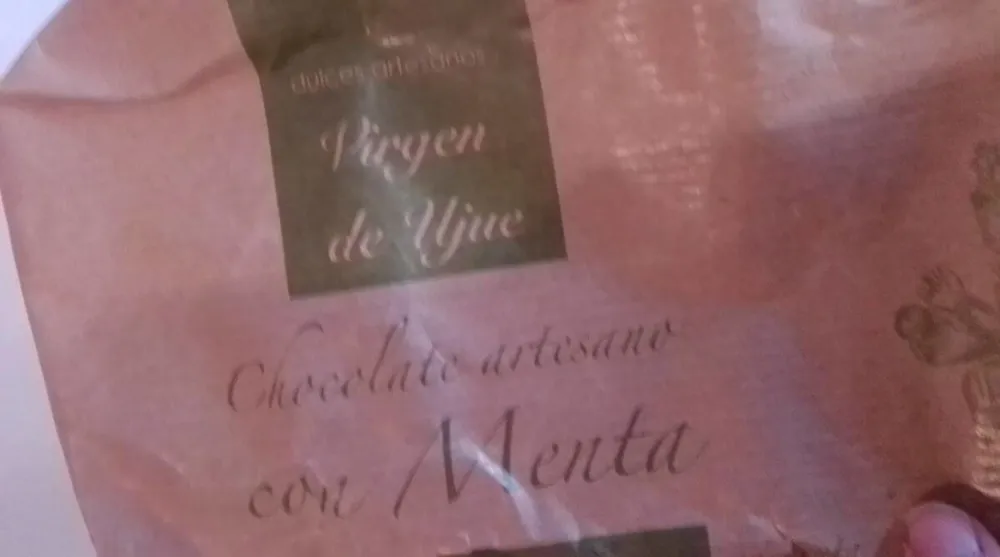 Chocolate artesano de menta