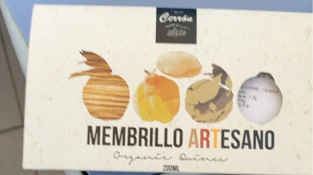Dulce de membrillo Artesano