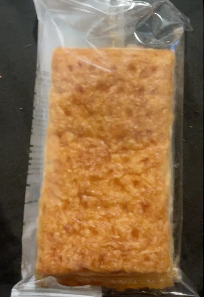 Hojaldre relleno de cabello