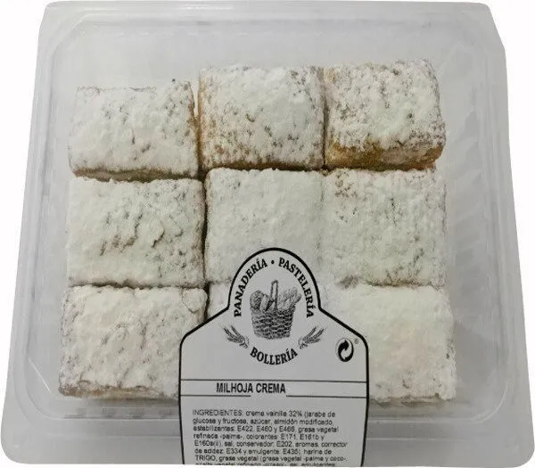 Milhoja crema