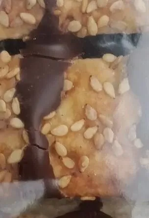 Hojaldre integral con chocolate