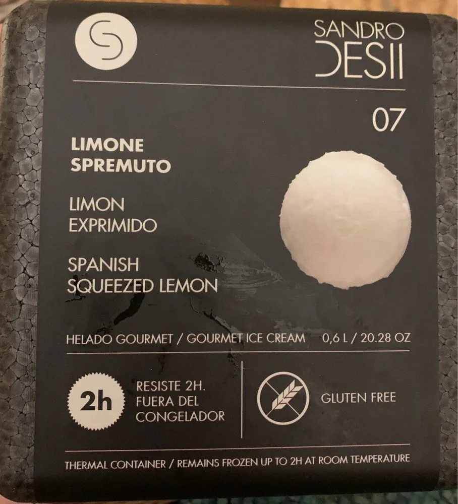 Helado Limón Exprimido