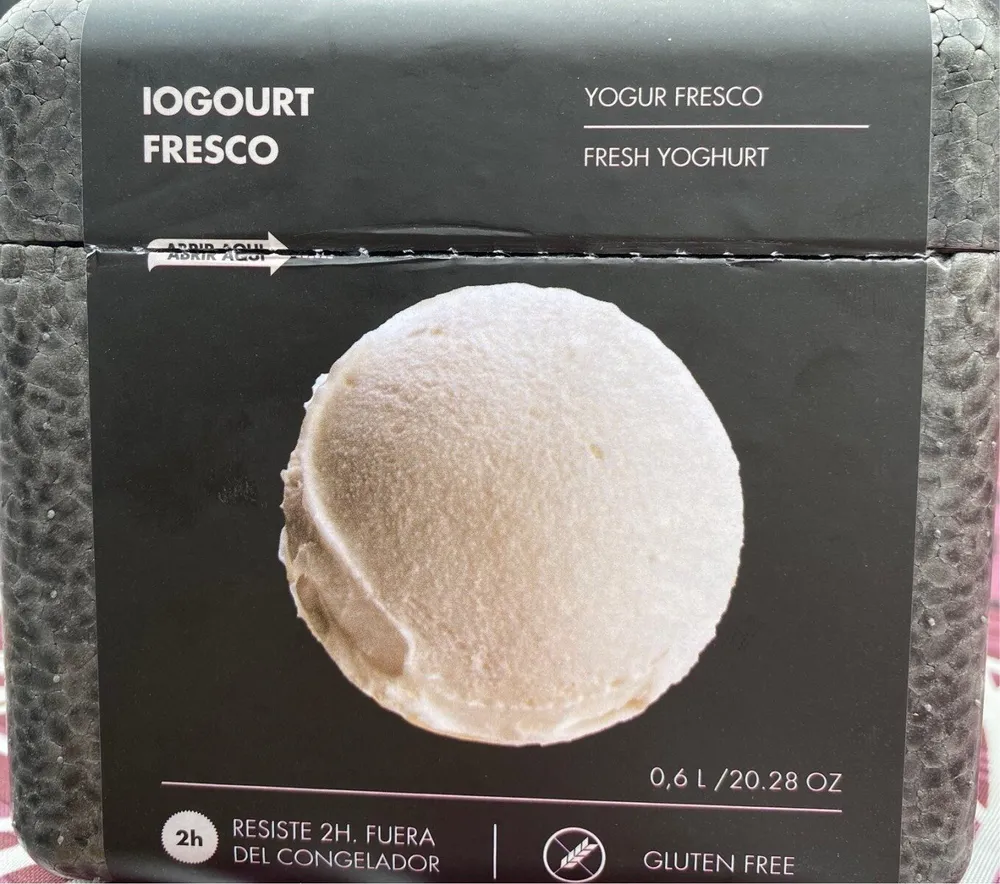 Helado Gourmet Iogourt Fresco