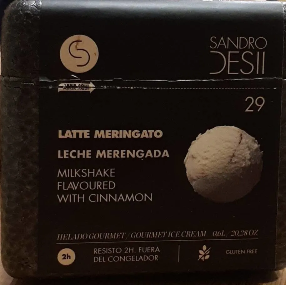 Helado leche merengada