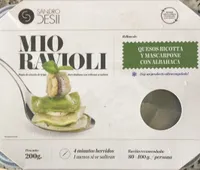 ravioli queso ricota y albahaca