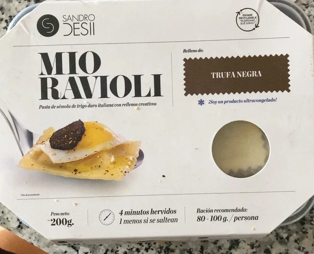 ravioli trufa negra