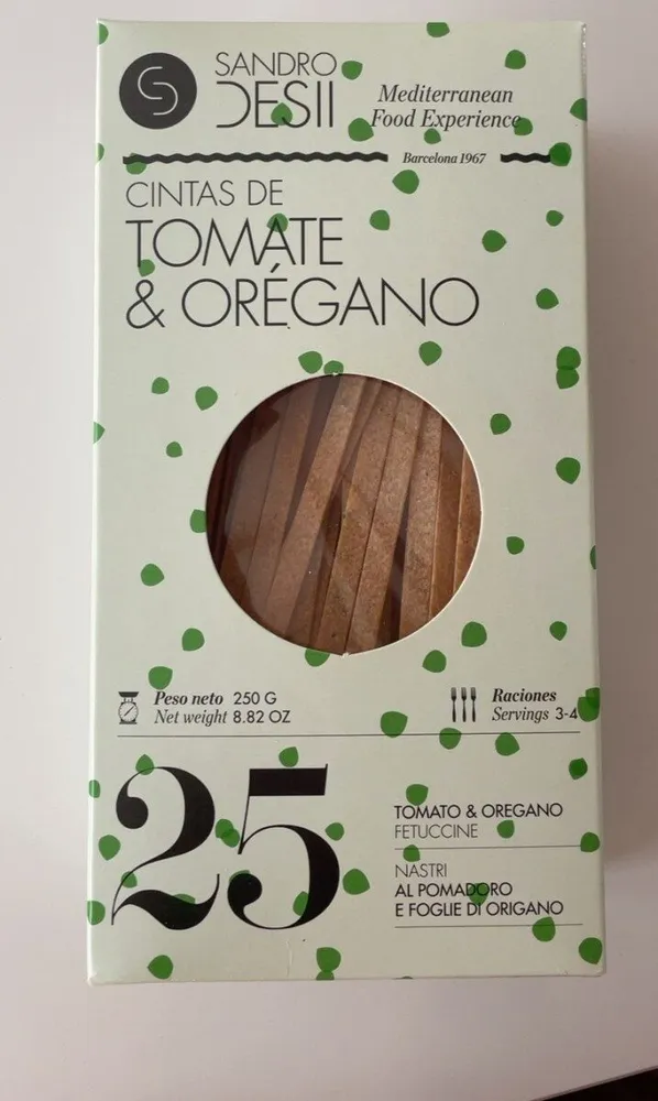 Cintas de tomate y orégano